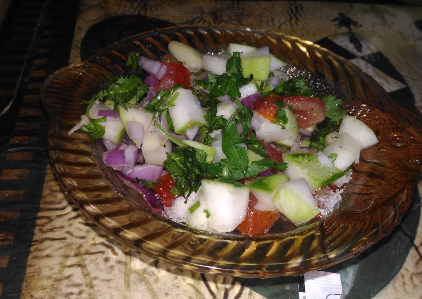 Raw mango salsa
