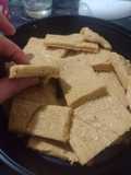 Mantecol casero con maní sin sal