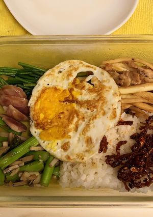 雙筍蔬食便當 的食譜成品照片