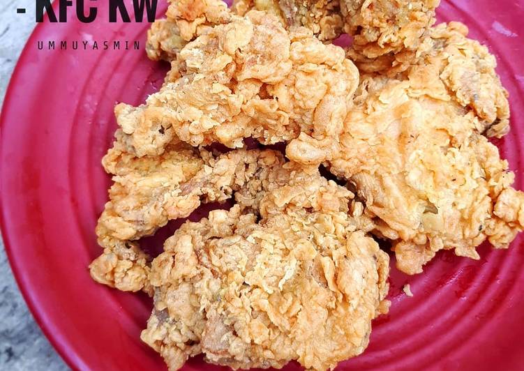 Resep Fried Chicken/Ayam Goreng Crispy/KFC KW, Bisa Manjain Lidah