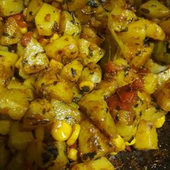 Potato corn veg A picture of Potato corn veg.