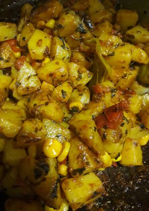 A picture of Potato corn veg.