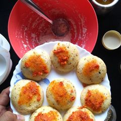 A picture of Microwave Mexican Idli.
