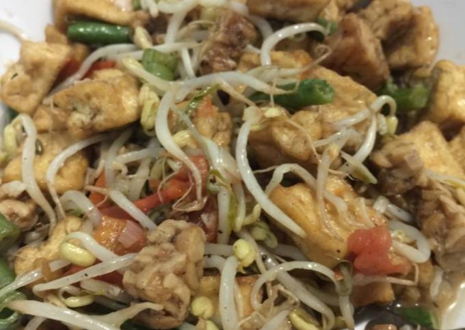 Cara Gampang Membuat Tumis kacang panjang,tahu,toge modal 5rb Anti Gagal