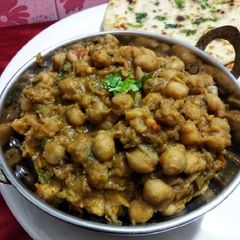 A picture of Punjabi chole.