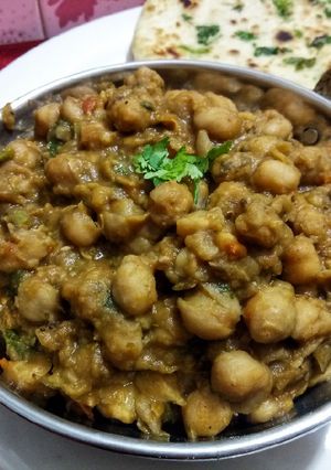 A picture of Punjabi chole.