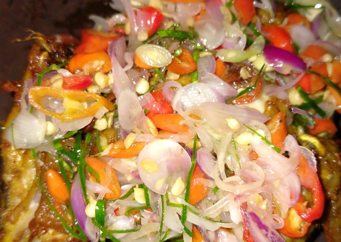 Resep Ayam penyet sambal matah, Lezat