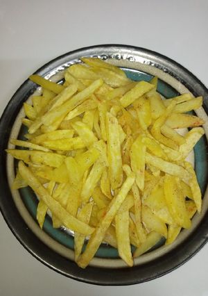 A picture of Seasoned fries.