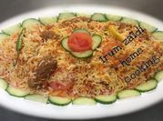 A picture of kabab biryani