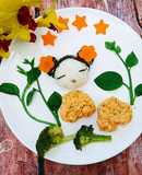 Chả cá hồi phô mai rau củ