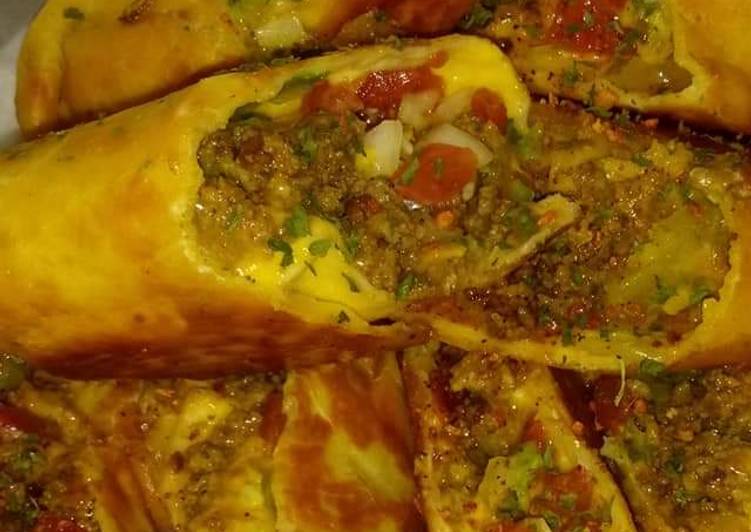 Recipe of Speedy Cookie&#39;s Cheeseburger Rolls