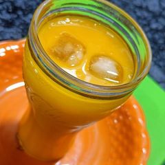 A picture of Home-made Mango Frooti.