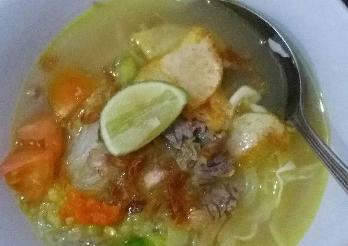 Soto Daging Kuah Bening