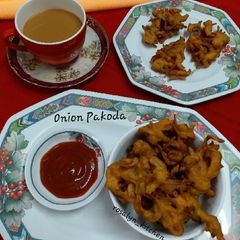 A picture of Onion Pakoda (South Indian Crunchy and Light Pakodas).
