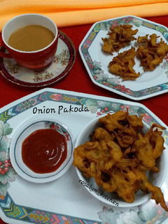 A picture of Onion Pakoda (South Indian Crunchy and Light Pakodas).