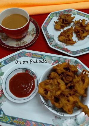 A picture of Onion Pakoda (South Indian Crunchy and Light Pakodas).