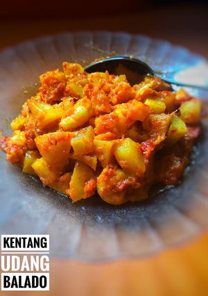 Foto resep Sambal kentang udang