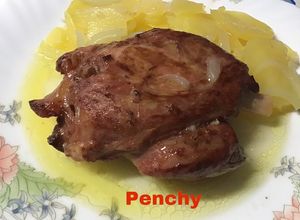 Una foto de Codillo de cerdo precocinado al horno