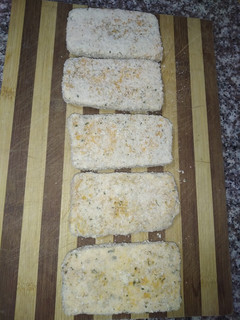 Una foto de Milanesas de tofu -veganas- :)