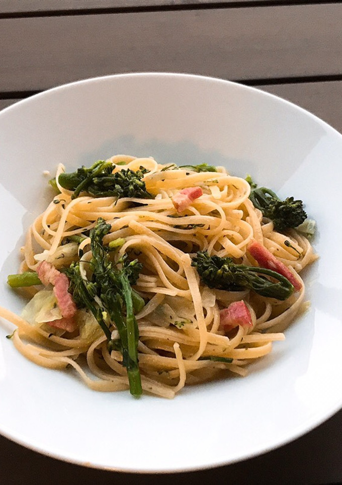 Una foto de One pot pasta con bimi