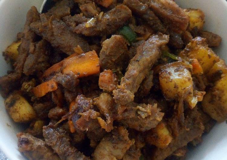 Steps to Make Super Quick Homemade Pineapple Stir fry beef