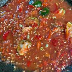 A picture of Sambel Dadak.