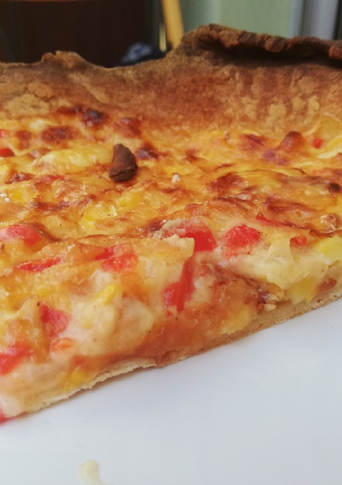 Una foto de Tarta de choclo o maíz cremosa 🌽