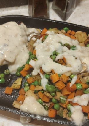 A picture of Chicken Steaks.