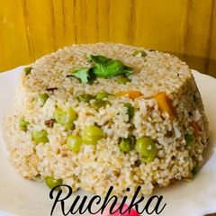 A picture of Kodo Millet upma.