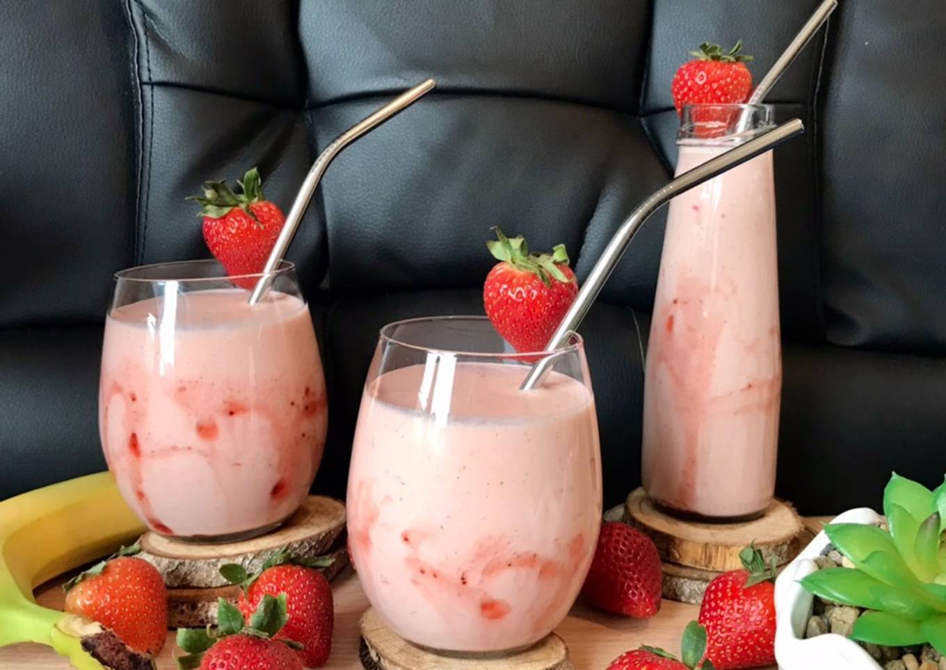 Strawberry Banana smoothie
