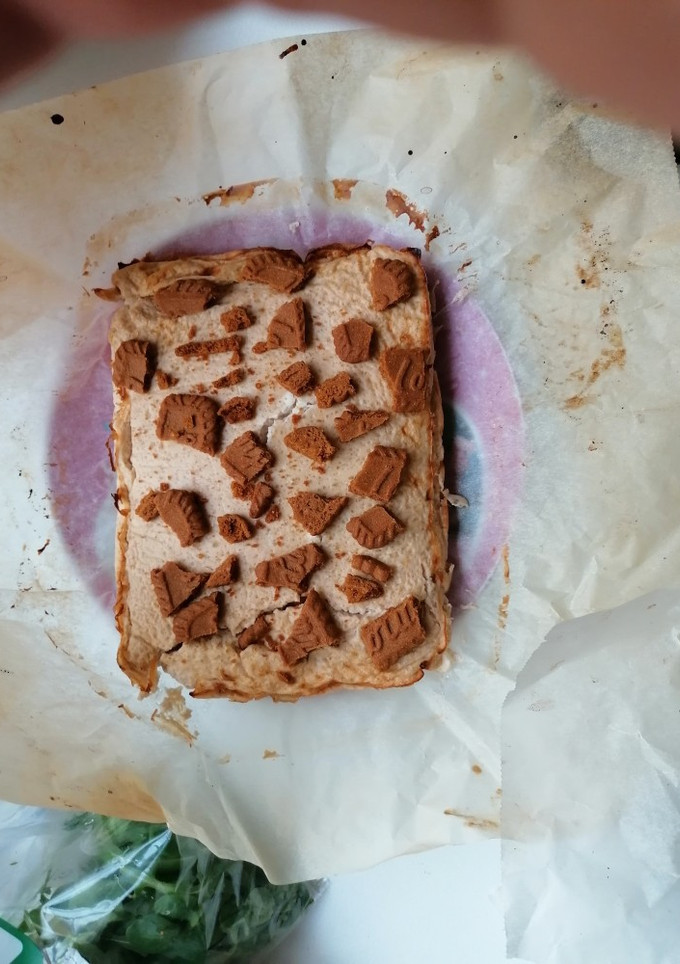 Una foto de Tarta de queso con galletas lotus
