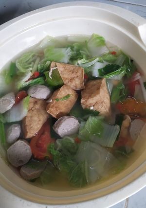 Foto resep Sayur Sawi Tahu