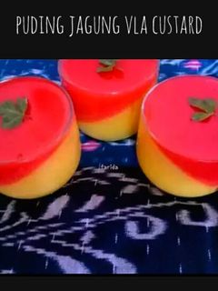 Foto resep Puding Jagung Vla Custard