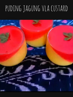 Foto resep Puding Jagung Vla Custard