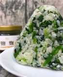 鹽麴菠菜飯糰｜世上的鹽
