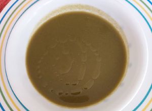 Una foto de Crema de acelgas vegana