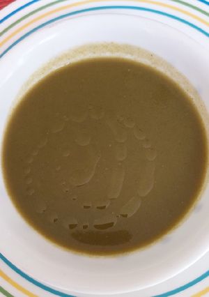 Una foto de Crema de acelgas vegana