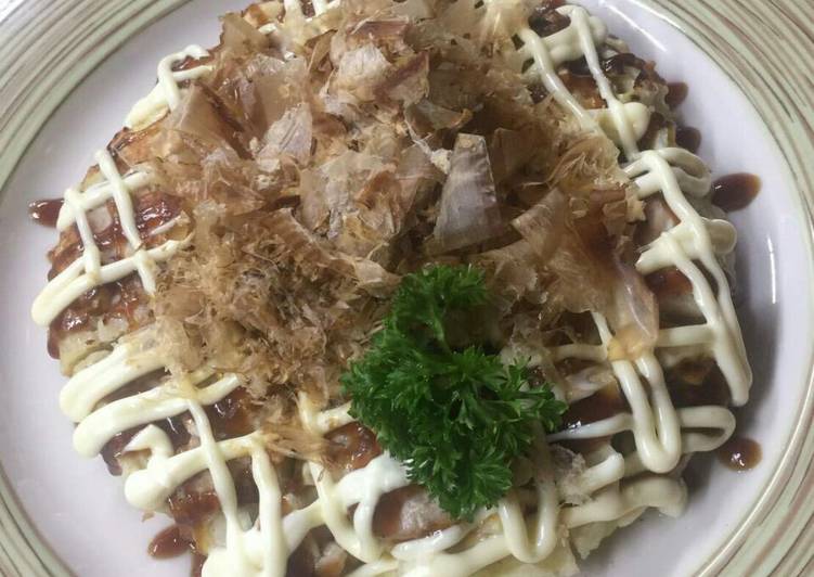 Bagaimana Membuat Okonomiyaki(japanese pizza style) yang Enak