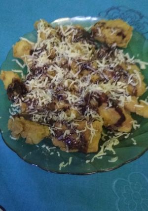 Foto resep Singkong kfc bertabur keju susu