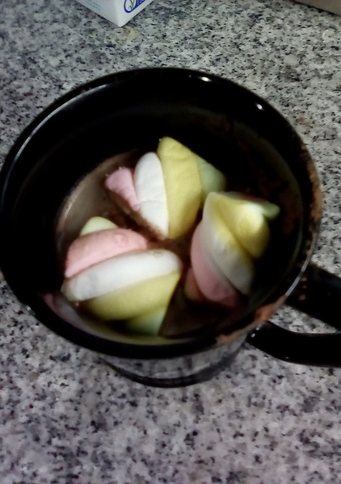 Una foto de Chocolate caliente con marshmallows
