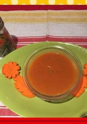 A picture of Carrot Coconut Soup.