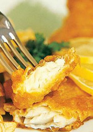 عکسی از دستور فیش اند چیپس fish and chips