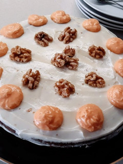 Una foto de Tarta de zanahoria