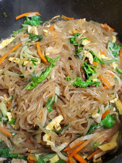韓式小菜: 韓式雜菜(改良版) 的食譜成品照片