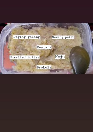 Foto resep MPASI 8 Bulan Kentang Daging Keju
