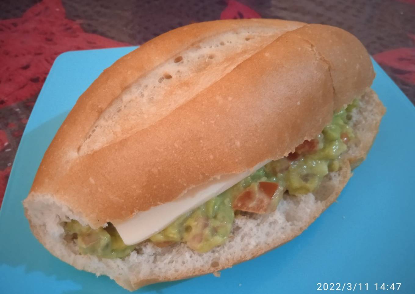 Lonche de guacamole