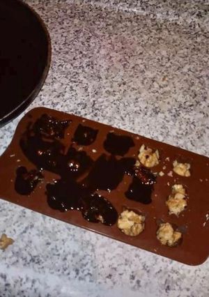 Una foto de Chocolate con nueces grez