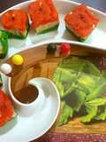 Tricolour Semolina Burfi
