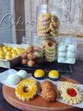 Cookies - 1 Adonan Aneka Macam Kue Kering (ChocoBerry, PutriSalju, GarlicCheese, Nastar, Palmcheese)