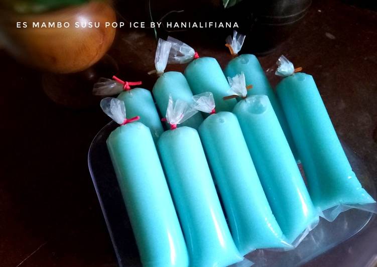 Cara mengolah Es Mambo Susu Pop Ice  yang Bisa Manjain Lidah